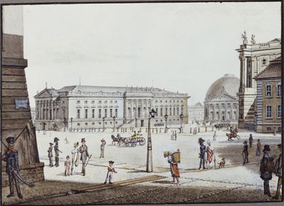 La Plaza de la Ópera, Berlín de F.A. Calau